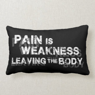 Coussin Rectangle La douleur est faiblesse partant du corps