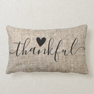 Coussin Rectangle La ferme Russe Burlap Thanksgiving