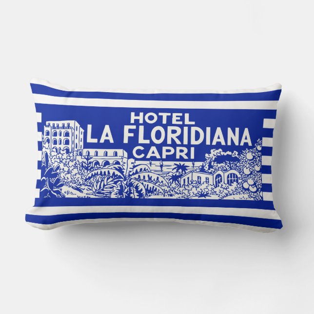 COUSSIN RECTANGLE LA FLORIDIANA CAPRI (Recto)