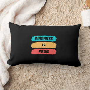 Coussin Rectangle La gentillesse d'oreiller lombaire est gratuite