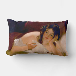 Coussin Rectangle La lettre d'amour (par Thomas Sully)