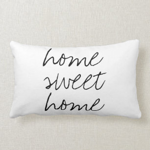 Coussin Rectangle La maison douce à la maison avec des énonciation