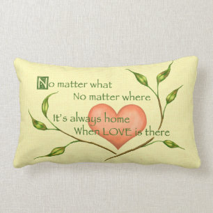 Coussin Rectangle La maison où l'amour est