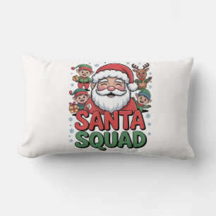 Coussin Rectangle La mauvaise influence du Père Noël (Escouade du Pè