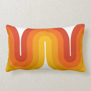 Coussin Rectangle La moitié du siècle courbe le carreau 13x21