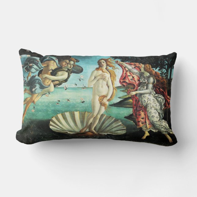 Coussin Rectangle La naissance de Vénus par Sandro Botticelli (Recto)