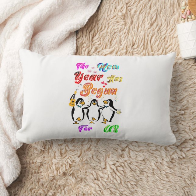 Coussin Rectangle La Nouvelle Année A Commencé Pour Nous (Couverture)