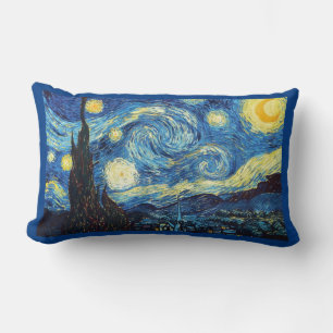 Coussin Rectangle La nuit étoilée par Vincent van Gogh