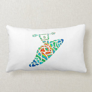 COUSSIN RECTANGLE LA PRÉCIPITATION DE KAYAK