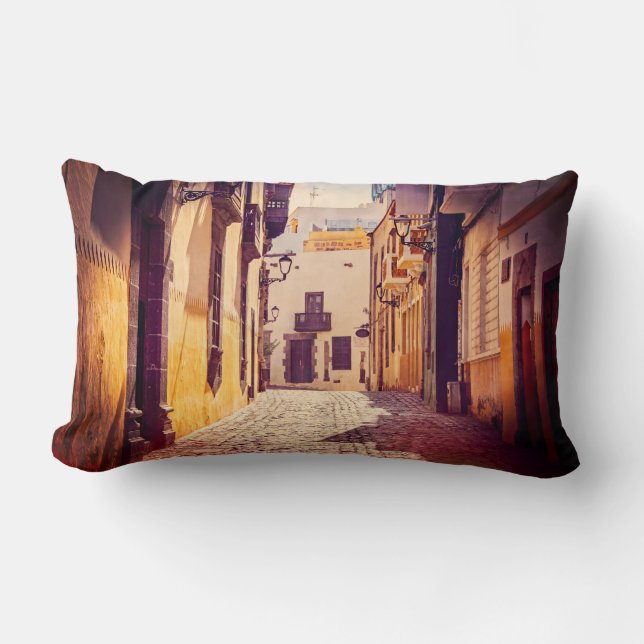 Coussin Rectangle La ruelle espagnole (Recto)