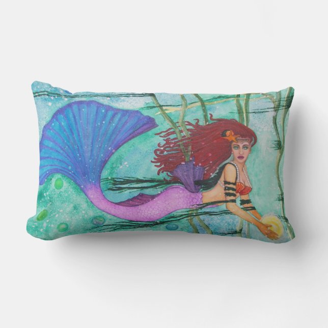 Coussin Rectangle La Sphère Mer (Recto)