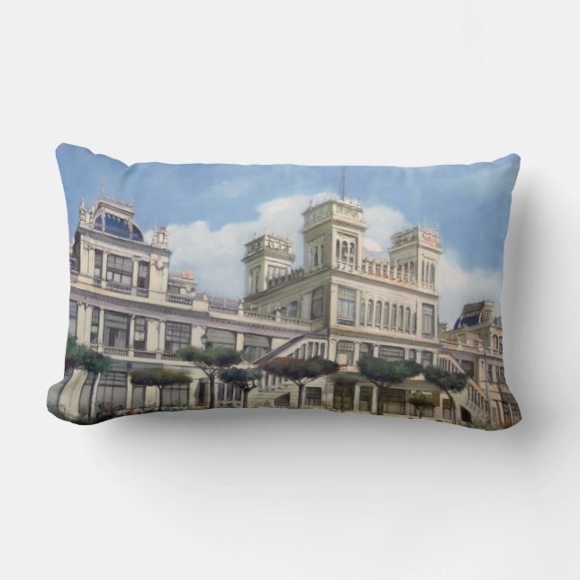Coussin Rectangle La Terrasse (A La Corogne) (Recto)