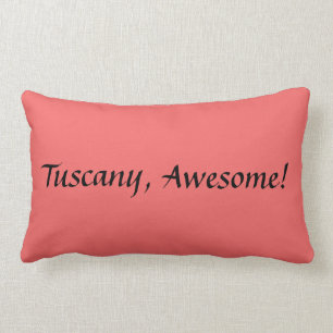 Coussin Rectangle La Toscane, impressionnante ! Carreau de citation