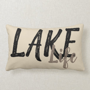 Coussin Rectangle LA VIE DU LAC nautique