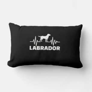 Coussin Rectangle Labrador Retriever Heart