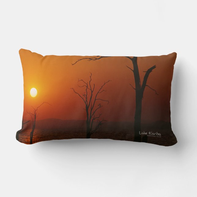 Coussin Rectangle Lac Kariba (Recto)