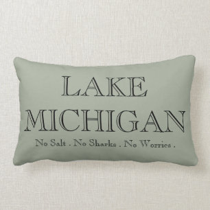 Coussin Rectangle Lac Michigan