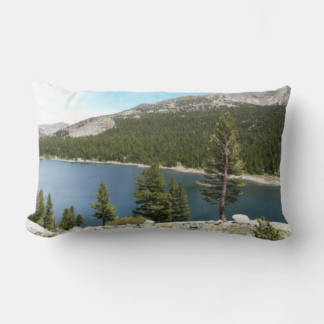 Coussin Rectangle Lac Tenaya dans le parc national de Yosemite (Recto)