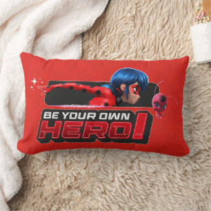 Coussin Rectangle Ladybug et Tikki   Soyez Votre Propre Héros !