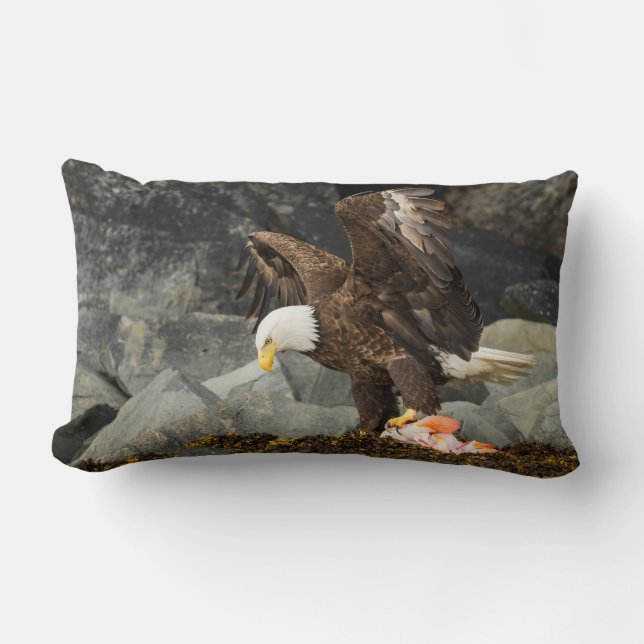 Coussin Rectangle L'aigle chauve ultime (Recto)