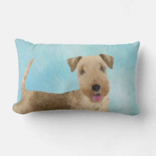 Coussin Rectangle Lakeland Terrier Peinture - Cute Original Chien Ar