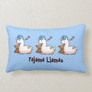 Coussin Rectangle Lama de pyjama