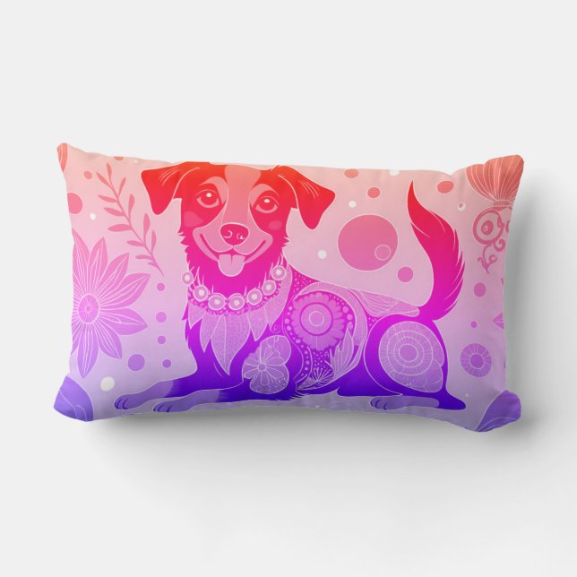 Coussin Rectangle Lame-Lame (Verso)