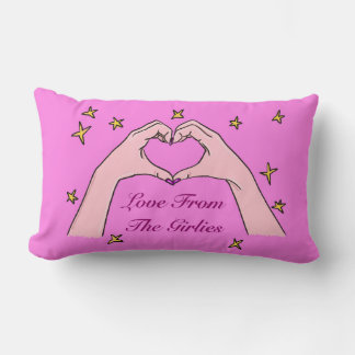 Coussin Rectangle L'Amour Des Filles Jeter L'Oreiller