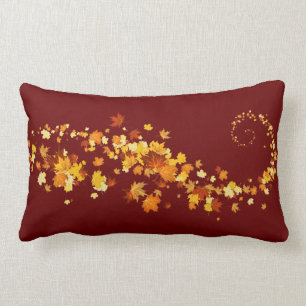 Coussin Rectangle Lancer des feuilles d'automne