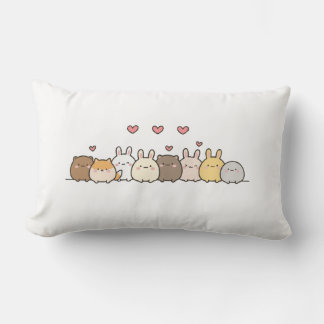 Coussin Rectangle Lapin drôle