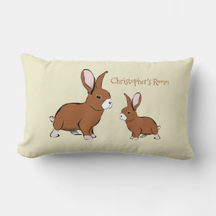 Coussin Rectangle Lapin lapins mignons Animaux Animaux Animaux Facul