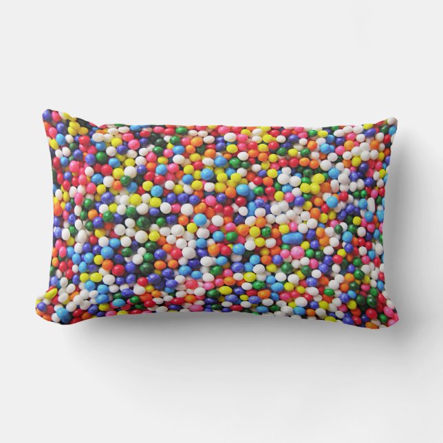 Coussin Rectangle L'arc-en-ciel arrose (Recto)