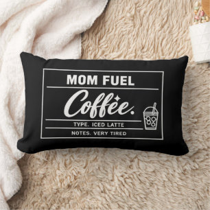 Coussin Rectangle Latte glacé carburant pour maman Fête des mères 