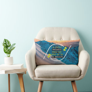 Coussin Rectangle L'attitude est une petite chose qui fait une grand
