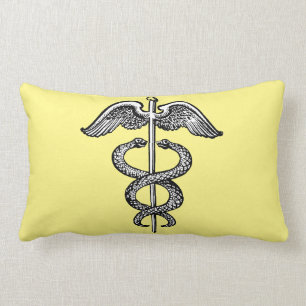 Coussin Rectangle Le caducée