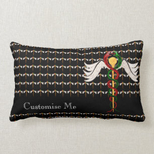 Coussin Rectangle Le Caduceus (couleur complète)