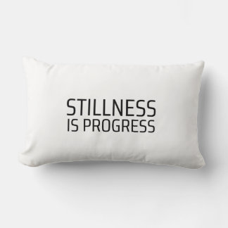 Coussin Rectangle Le calme est progrès Machine à écrire minimaliste
