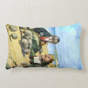 Coussin Rectangle Le charpentier et le morse au pays des merveilles