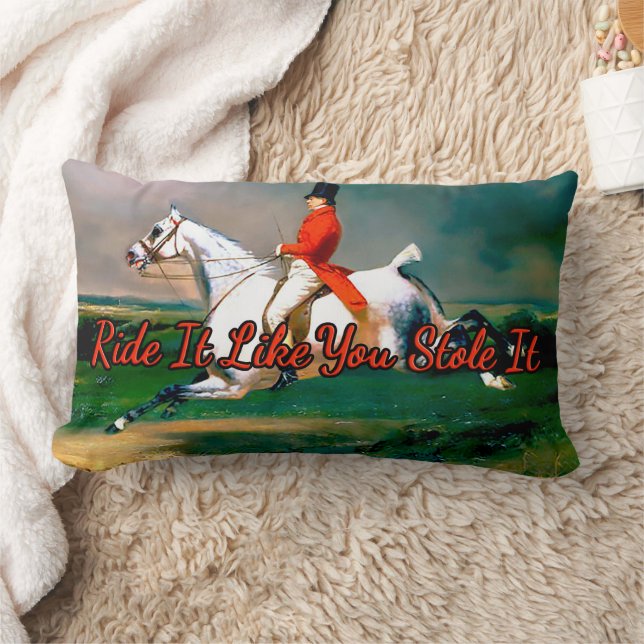 Coussin Rectangle Le chasseur par Alfred De Dreux (Couverture)