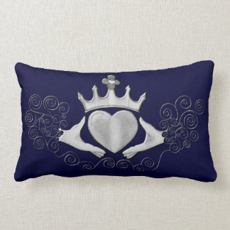 Coussin Rectangle Le Claddagh (Argent)