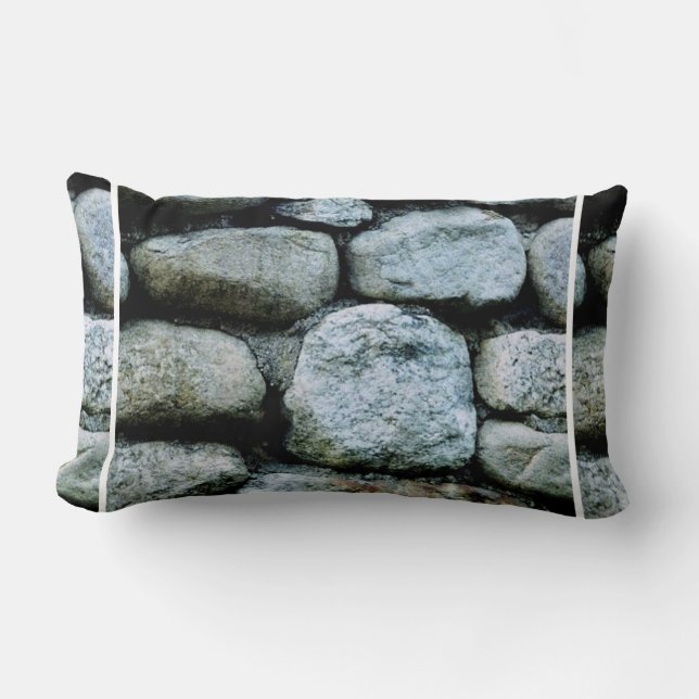 Coussin Rectangle Le confort sur les rochers (Recto)