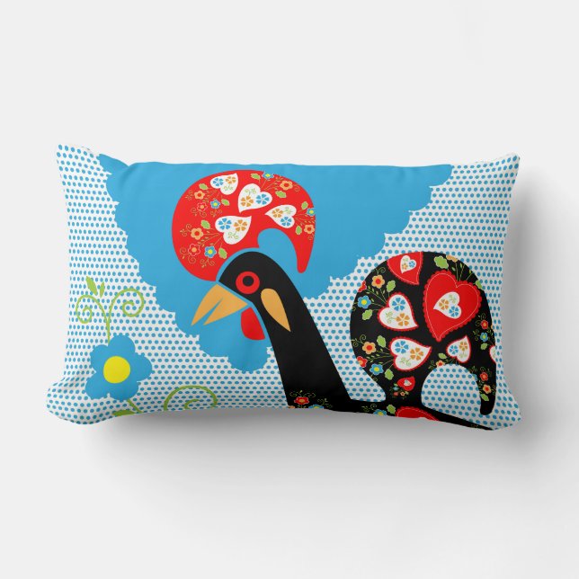 Coussin Rectangle Le coq portugais de Barcelos (Recto)