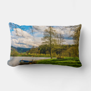 Coussin Rectangle Le destin de pêche de bateau de bain du destin