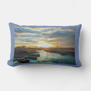 Coussin Rectangle Le destin de pêche de bateau de bain du destin