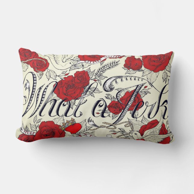 Coussin Rectangle Le double fait sur commande de conception de (Recto)