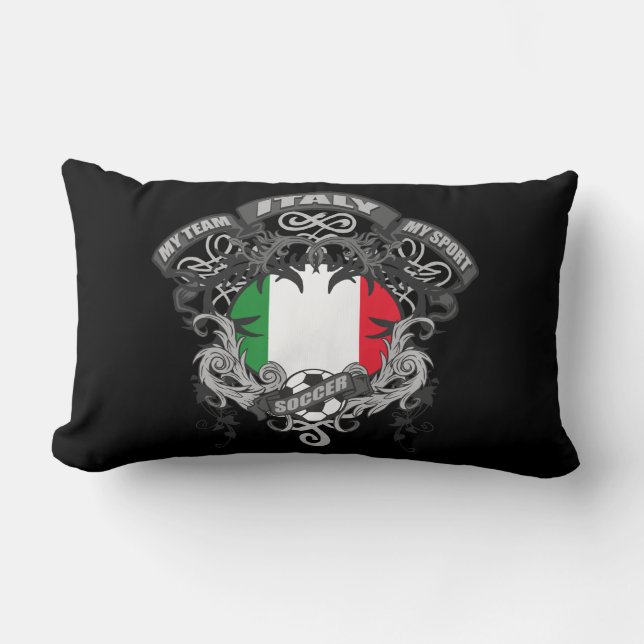 Coussin Rectangle Le football Italie (Recto)
