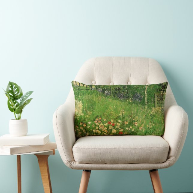 Coussin Rectangle Le jardin de Daubigny - Vincent van Gogh (Chaise)