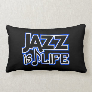 Coussin Rectangle Le JAZZ EST carreau de coutume de la VIE