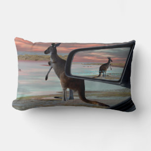 Coussin Rectangle Le Kangaroo Seaside Retrouve Illusion Art.