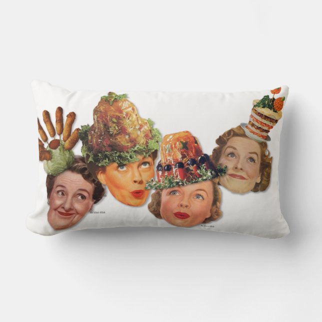 Coussin Rectangle Le kitsch Bitsch : Dames désincarnées de kitsch (Recto)